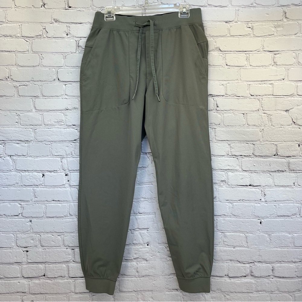 Lululemon ABC Jogger 30” *Warpstreme Twill Green / Grey Sage Sz L - Picture 5 of 16